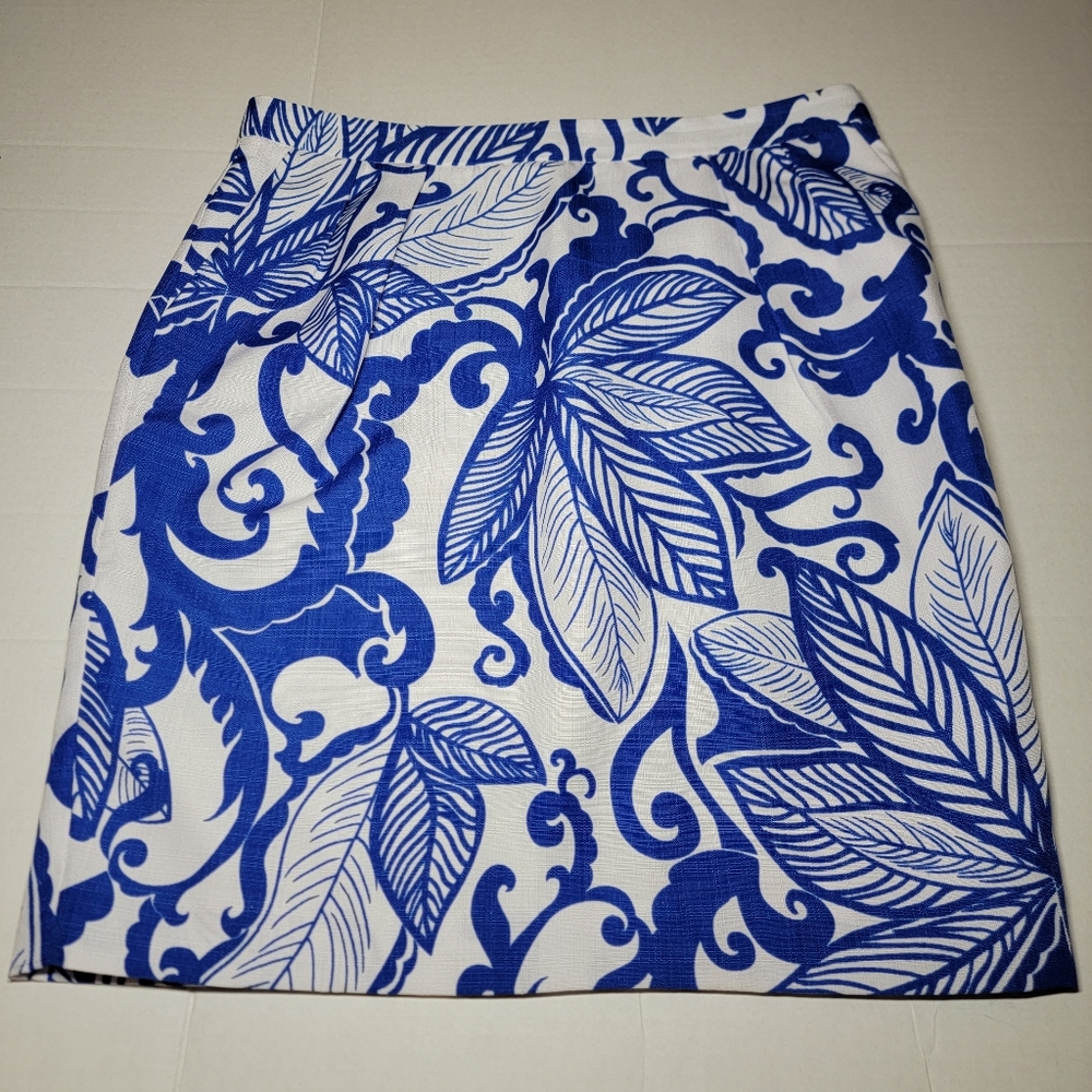 ๐Attention Blue White Floral ALineโ Women's Size 16